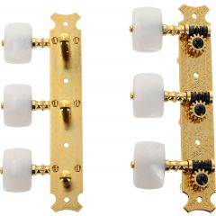 Takamine MECANIQUE FOLK 1+1 TETE AJOUR.GOLD BOUT.NACRE MFJ160G-NA - Vue 1